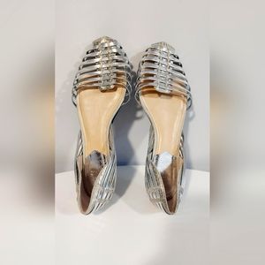 Women's Vince Camuto Silver Flats Shoes Size 9/39